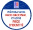 Autocollant pour le sol : Pass Vaccinal