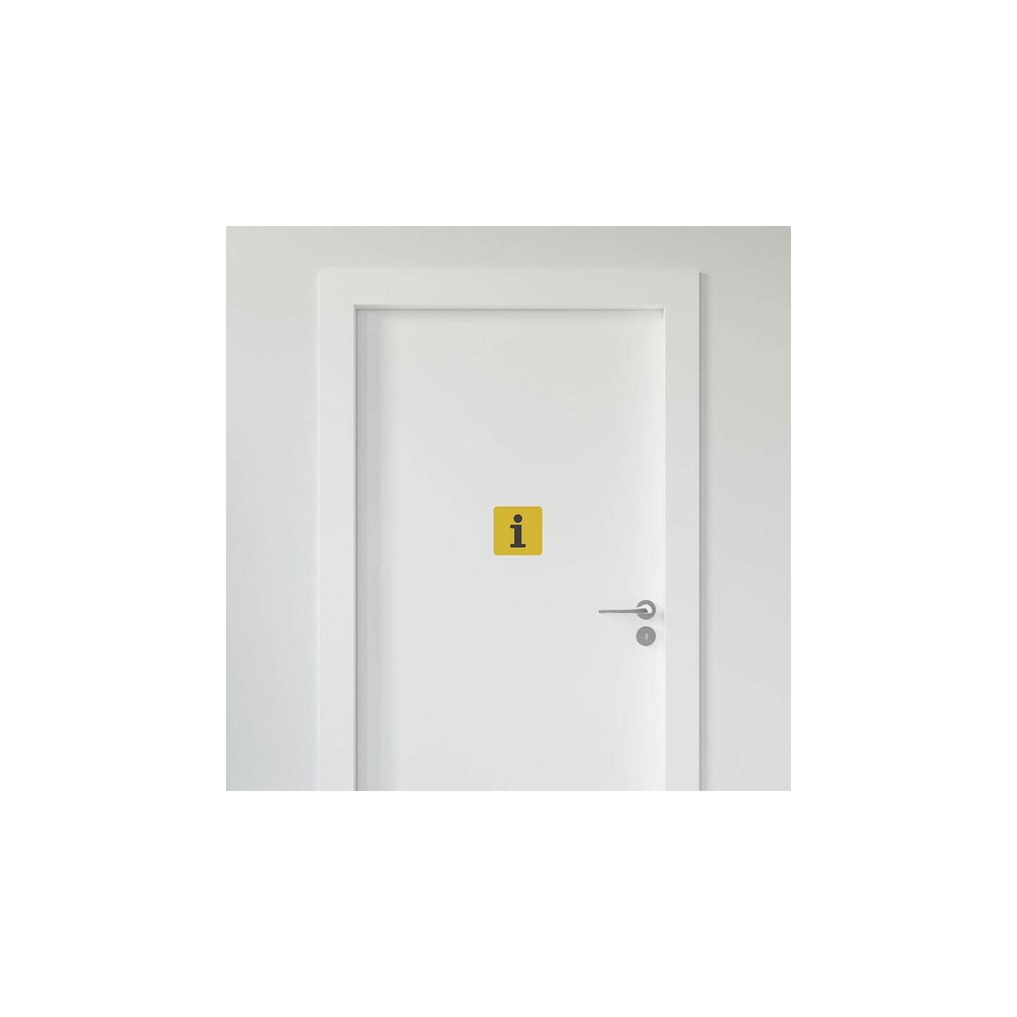  Plaque porte information