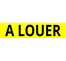 Cache plaque pour voiture " A louer " jaune