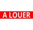 Cache plaque pour voiture " A louer " rouge