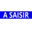 Cache plaque pour voiture " A saisir "