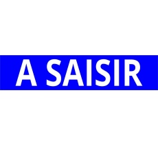 Cache plaque pour voiture " A saisir "