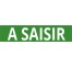 Cache plaque pour voiture " A saisir "