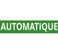 Cache plaque d'immatriculation " Automatique "