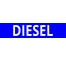 Cache plaque pour voiture " Diesel "