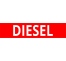 Cache plaque pour voiture " Diesel "