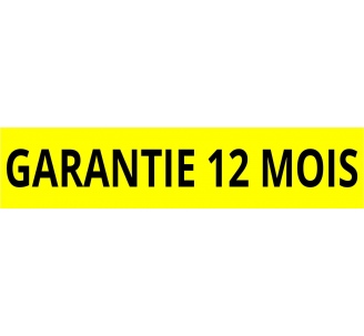 Cache plaque pour voiture " Garantie 12 mois "