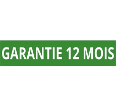 Cache plaque d'immatriculation " Garantie 12 mois "