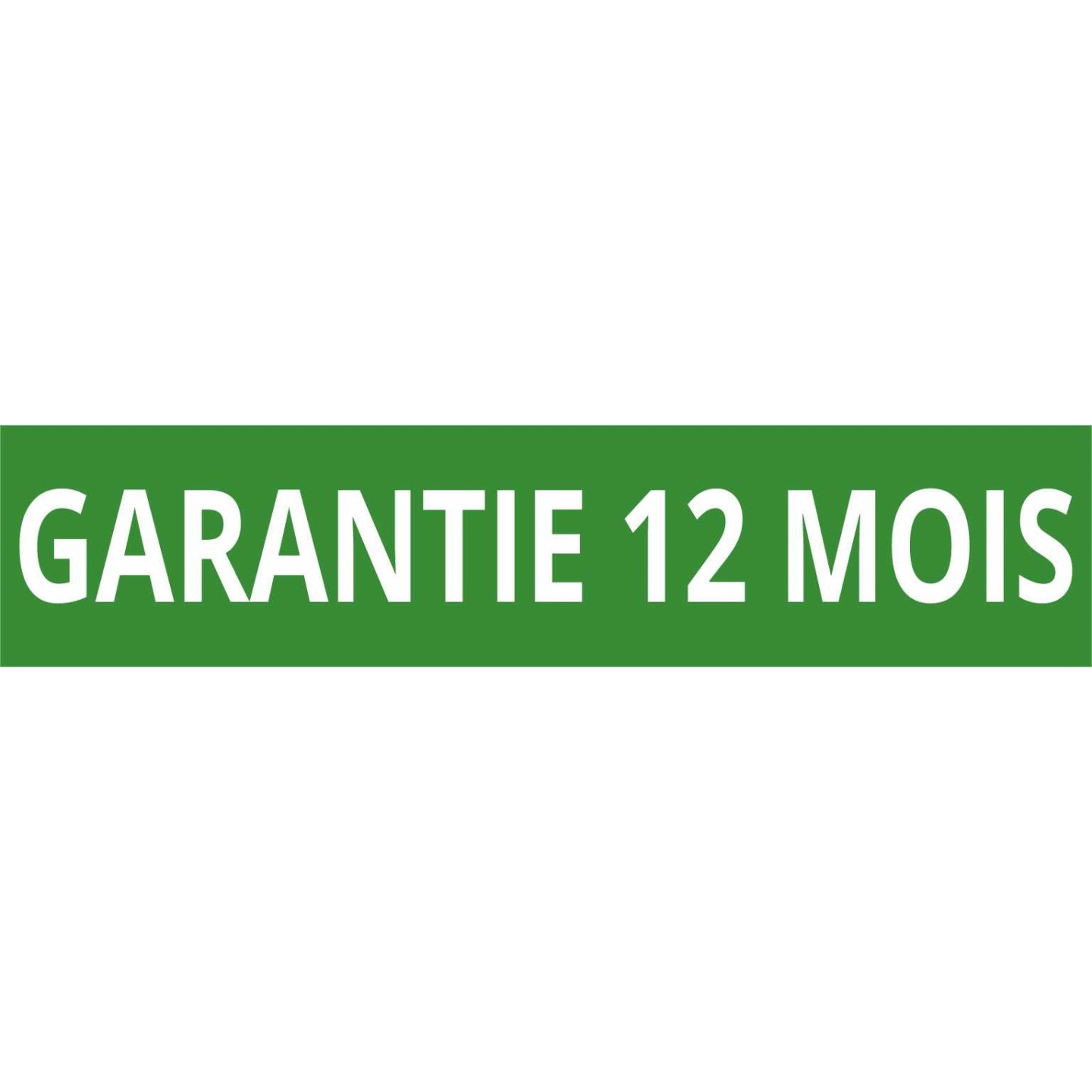 Cache plaque pour voiture " Garantie 12 mois "