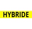 Cache plaque pour voiture " Hybride "