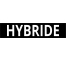 Cache plaque pour voiture " Hybride "