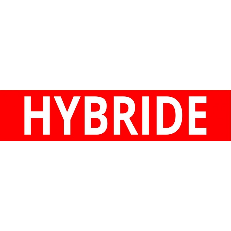 Cache plaque d'immatriculation -  Hybride