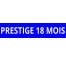 Cache plaque pour voiture " Prestige 18 mois "