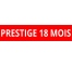 Cache plaque pour voiture " Prestige 18 mois "