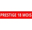 Cache plaque pour voiture " Prestige 18 mois "