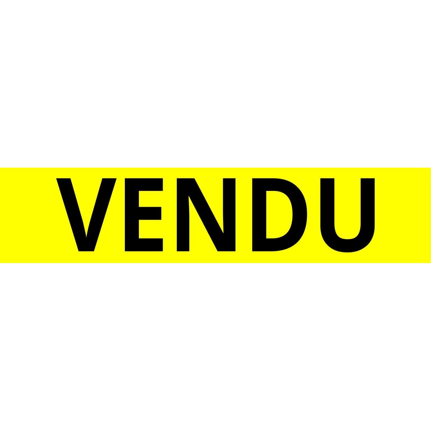 Cache plaque pour voiture " Vendu "