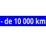 Cache plaque pour voiture " - de 10000€" 
