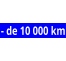 Cache plaque pour voiture " - de 10000€" 