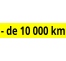 Cache plaque pour voiture " - de 10000€" 