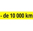 Cache plaque pour voiture " - de 10000€" 