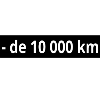 Cache plaque pour voiture " - de 10000€" 