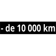 Cache plaque d'immatriculation - de 10 000km