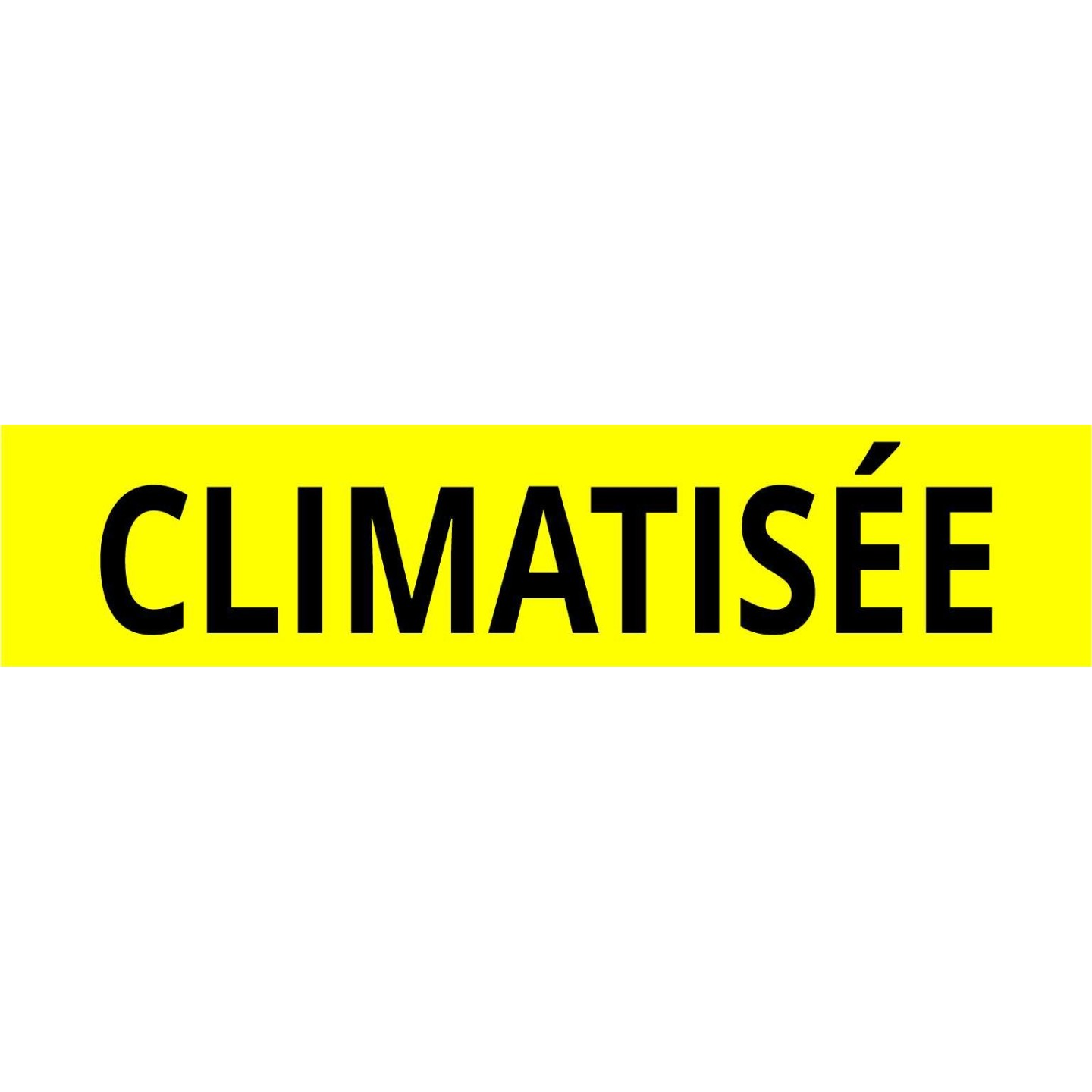 Cache plaque pour voiture " Climatisée "
