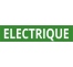 Cache plaque pour voiture " Electrique "