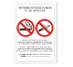 Adhésifs interdiction de fumer et vapoter