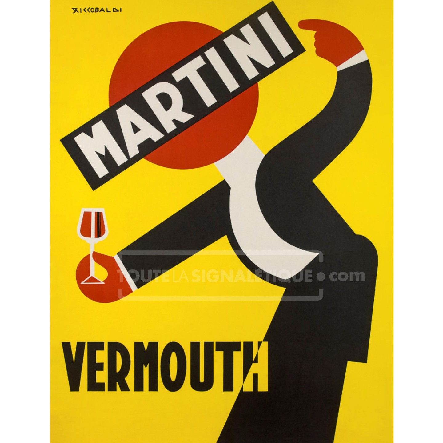Publicité Vintage  "Martini Vermouth"