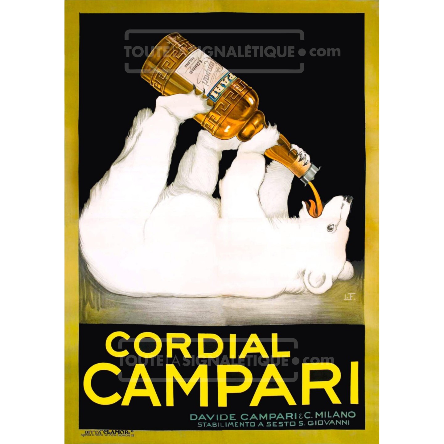 Publicité Vintage  "Cordial Campari"