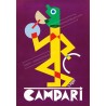 Publicité Vintage  "Campari" sur plaque alu