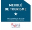 Panonceau Meublé de tourisme 1 étoile 2023