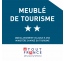 Panonceau Meublé de tourisme 2 étoiles 2023