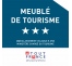 Panonceau Meublé de tourisme 3 étoiles 2023