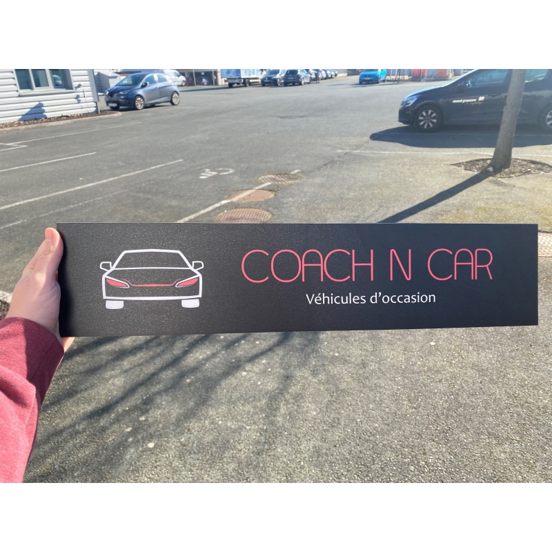 Cache plaque d'immatriculation pour voiture personnalisable