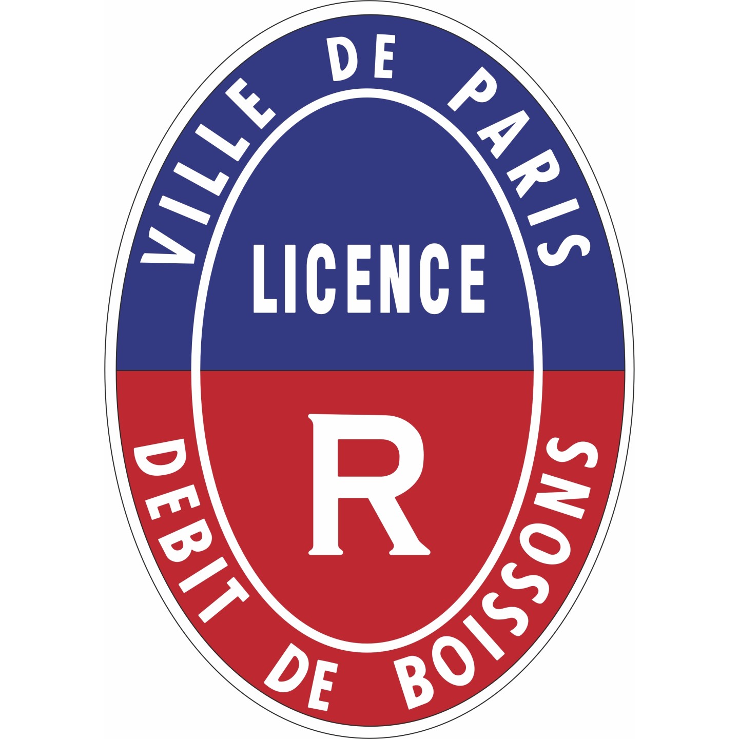 Panneau de licence restauration - Licence R - Paris (75)