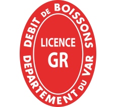 Panneau de licence grande restauration - Licence GR - VAR (83)