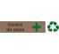 Plaque de porte économique " Centre de soins "