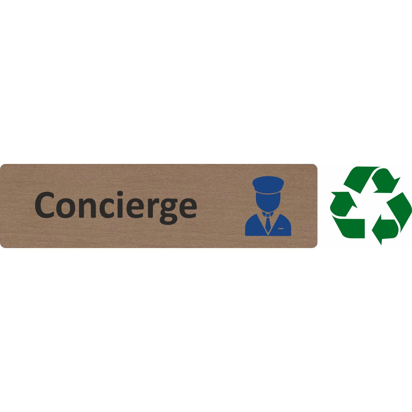 Plaque de porte économique " Concierge "