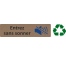 Plaque de porte économique " Entrez sans sonner "