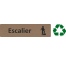 Plaque de porte économique " Escalier "