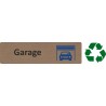 Plaque de porte économique " Garage "