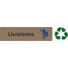 Plaque de porte économique " Livraisons "