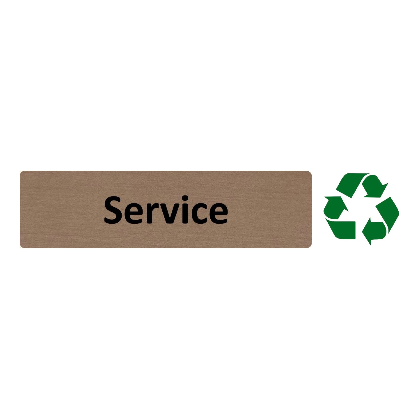 Plaque de porte économique " Service "