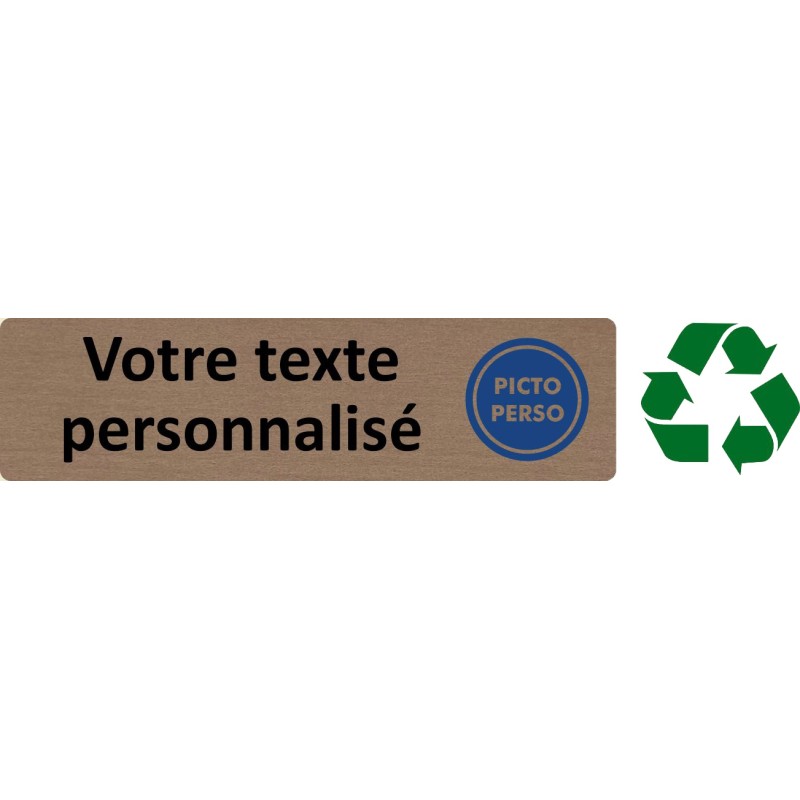 Plaque de porte économique personnalisée