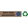 Plaque de porte économique personnalisée