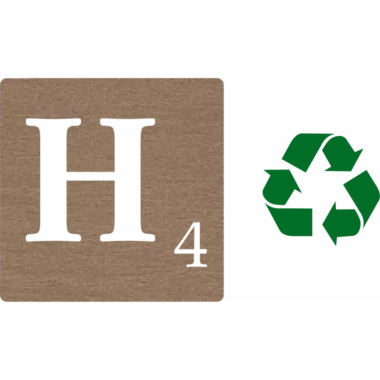 Lettre déco Scrabble en bois naturel   H