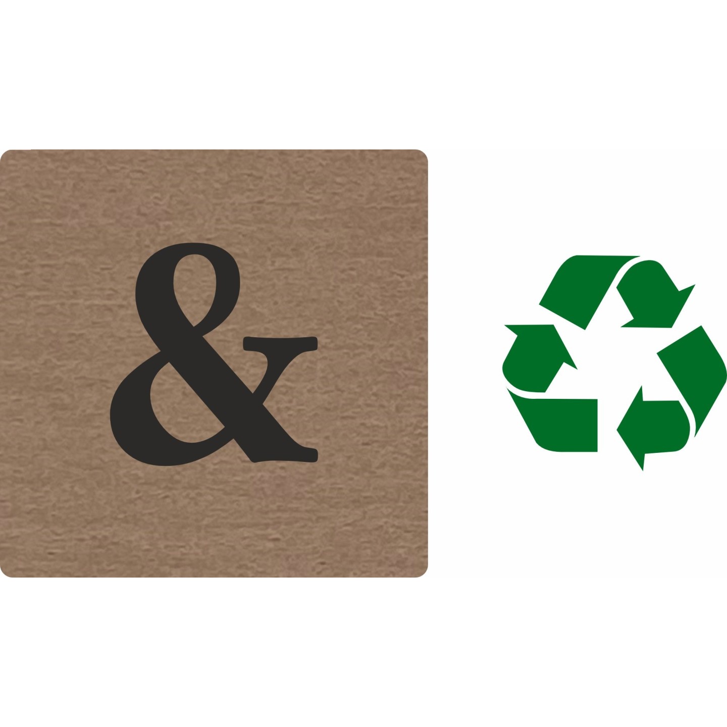 Lettre déco Scrabble en bois naturel  "et"