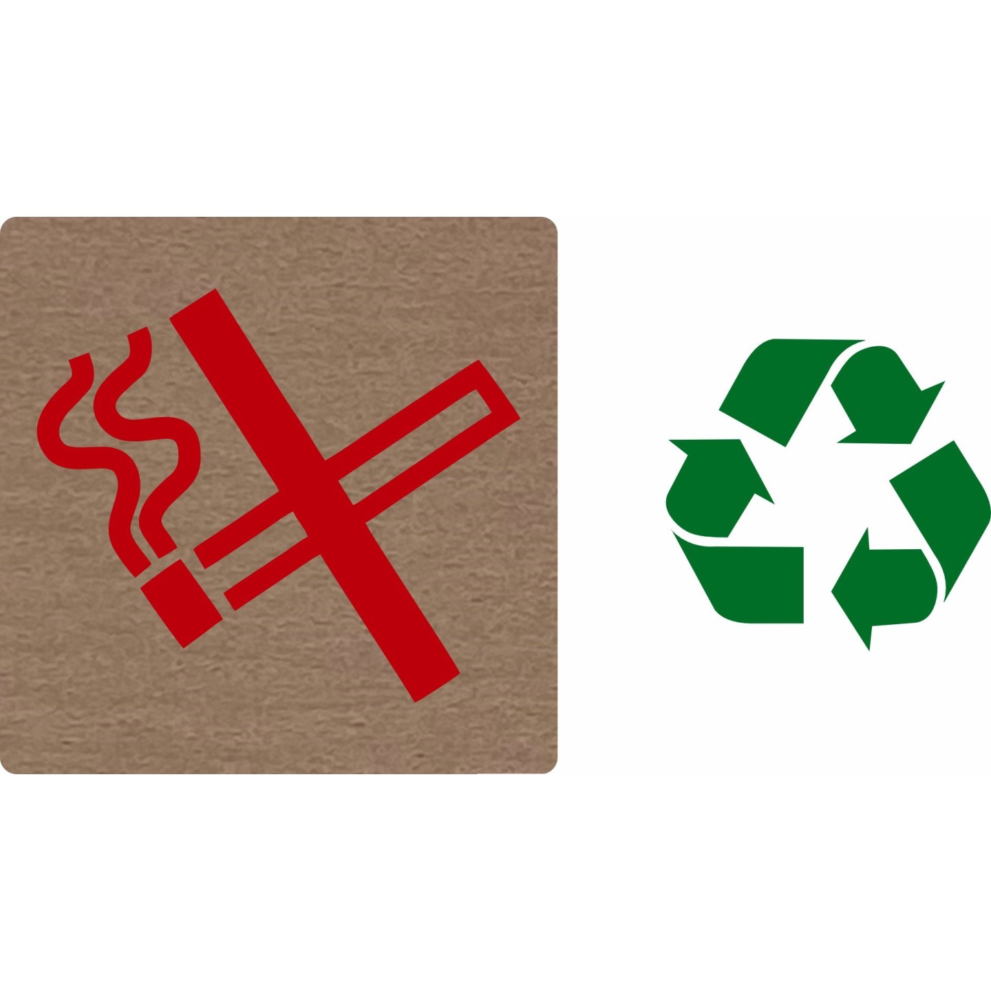 Pictogramme économique en alu  " Défense de fumer "